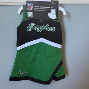 NFL Girls' Green & Black Eagles Cheer Dress